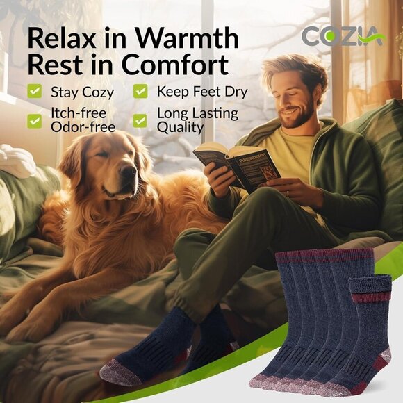 ⭐Women Merino Wool Warm for Winter Cozy Boot Socks - Picture 5 of 5